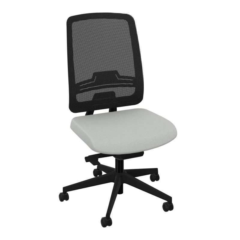 OSCAR 2 SIEGE AUTOREG. HD RESIL CADRE NOIR ASSISE TISSU-ROUL SOL DUR E5 SV IW
