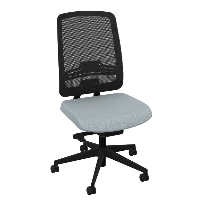 OSCAR 2 SIEGE AUTOREG. HD RESIL CADRE NOIR ASSISE TISSU-ROUL SOL DUR KD SV IW