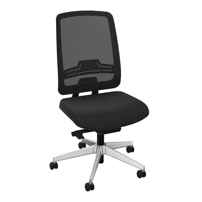 OSCAR 2 SIEGE AUTOREG. HD RESIL CADRE NOIR ASSISE TISSU-ROUL SOL DUR KE SQ IW