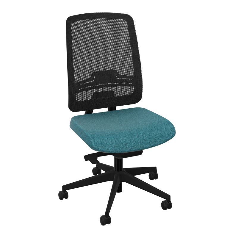 OSCAR 2 SIEGE AUTOREG. HD RESIL CADRE NOIR ASSISE TISSU-ROUL SOL SOUPLE B4 SV IW