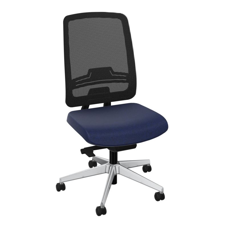 OSCAR 2 SIEGE AUTOREG. HD RESIL CADRE NOIR ASSISE TISSU-ROUL SOL SOUPLE B6 SQ IW