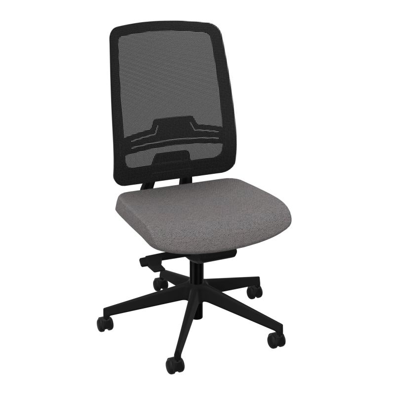 OSCAR 2 SIEGE AUTOREG. HD RESIL CADRE NOIR ASSISE TISSU-ROUL SOL SOUPLE BN SV IW