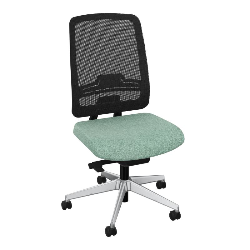 OSCAR 2 SIEGE AUTOREG. HD RESIL CADRE NOIR ASSISE TISSU-ROUL SOL SOUPLE E7 SQ IW