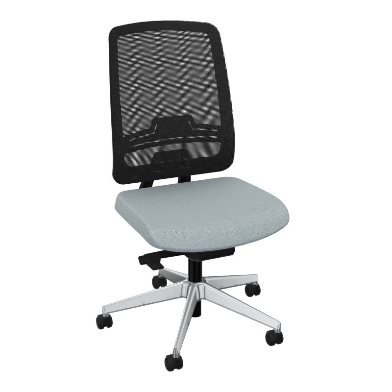 OSCAR 2 SIEGE AUTOREG. HD RESIL CADRE NOIR ASSISE TISSU-ROUL SOL SOUPLE KD SQ IW