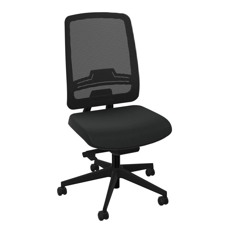OSCAR 2 SIEGE AUTOREG. HD RESIL CADRE NOIR ASSISE TISSU-ROUL SOL SOUPLE KE SV IW