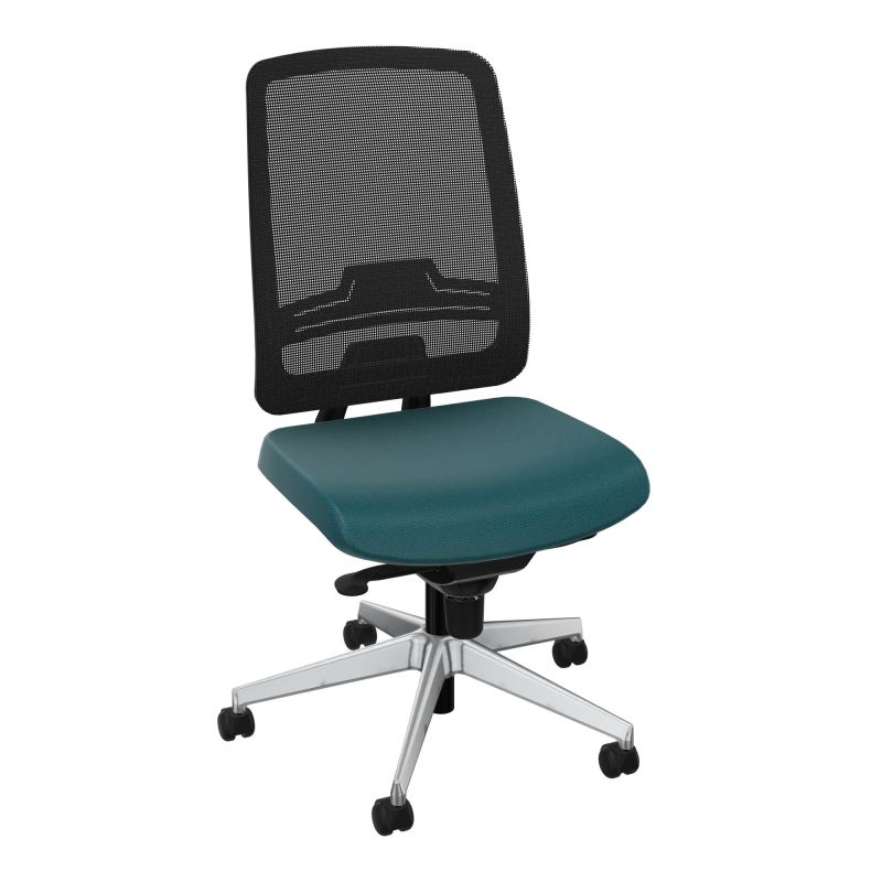 OSCAR 2 SIEGE CONFORT HD RESIL CADRE NOIR ASSISE TISSU-ROUL SOL DUR FREIN HORS CHARGE A4