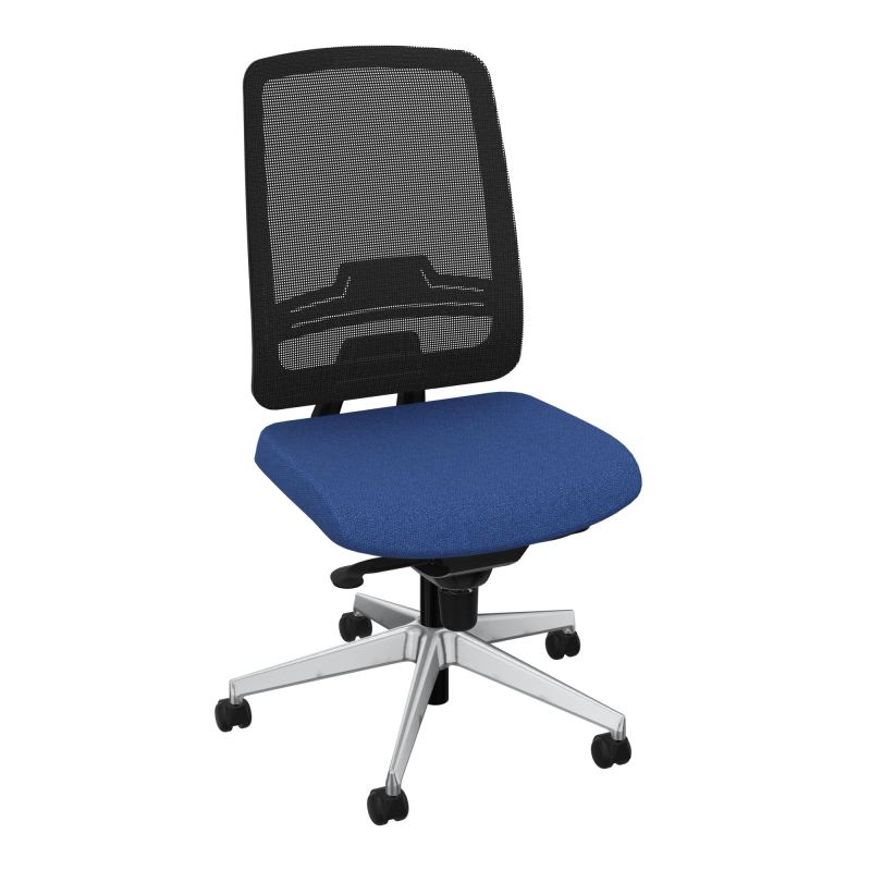 OSCAR 2 SIEGE CONFORT HD RESIL CADRE NOIR ASSISE TISSU-ROUL SOL DUR FREIN HORS CHARGE BH
