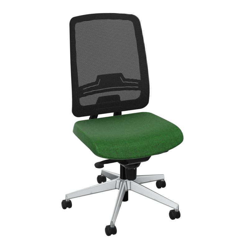 OSCAR 2 SIEGE CONFORT HD RESIL CADRE NOIR ASSISE TISSU-ROUL SOL DUR B2 SQ IW