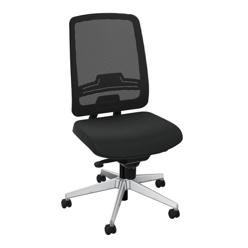 OSCAR 2 SIEGE CONFORT HD RESIL CADRE NOIR ASSISE TISSU-ROUL SOL DUR KE SQ IW