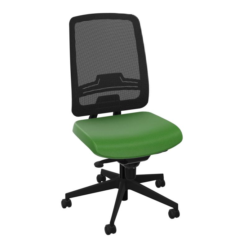 OSCAR 2 SIEGE CONFORT HD RESIL CADRE NOIR ASSISE TISSU-ROUL SOL SOUPLE A1 SV IW