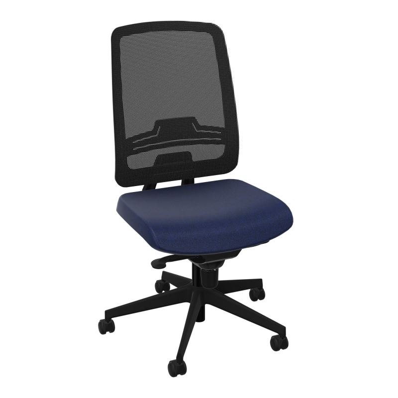 OSCAR 2 SIEGE CONFORT HD RESIL CADRE NOIR ASSISE TISSU-ROUL SOL SOUPLE B6 SV IW
