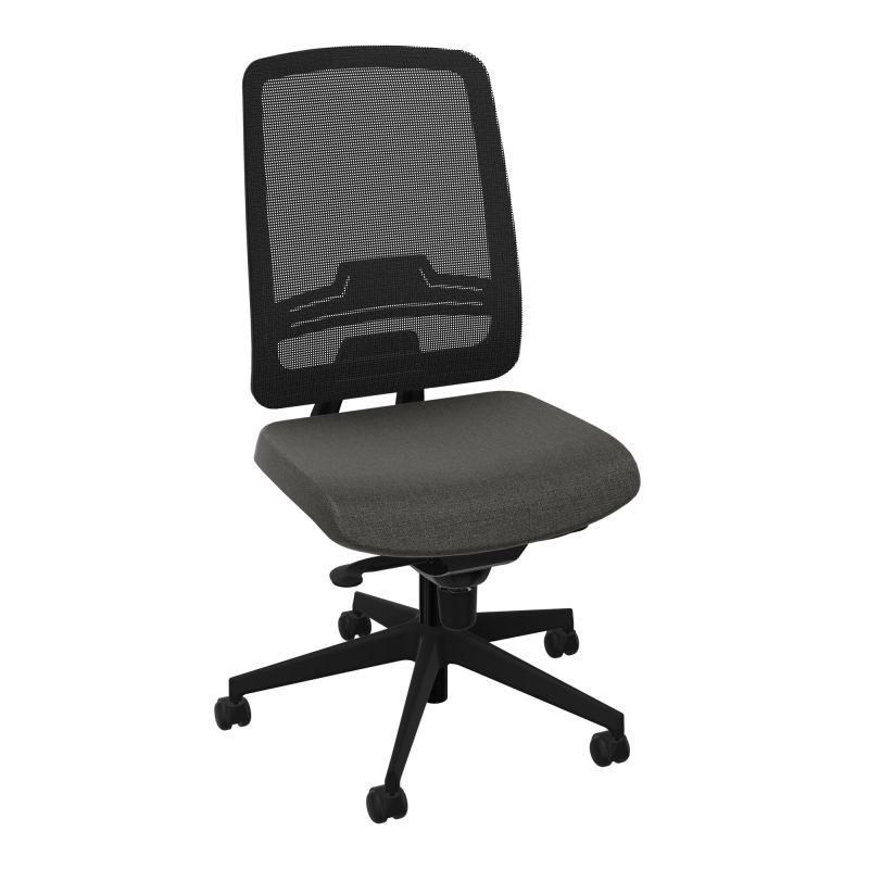 OSCAR 2 SIEGE CONFORT HD RESIL CADRE NOIR ASSISE TISSU-ROUL SOL SOUPLE B7 SV IW
