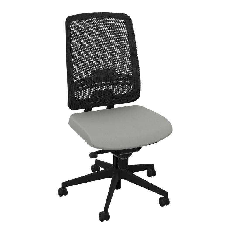 OSCAR 2 SIEGE CONFORT HD RESIL CADRE NOIR ASSISE TISSU-ROUL SOL SOUPLE CA SV IW