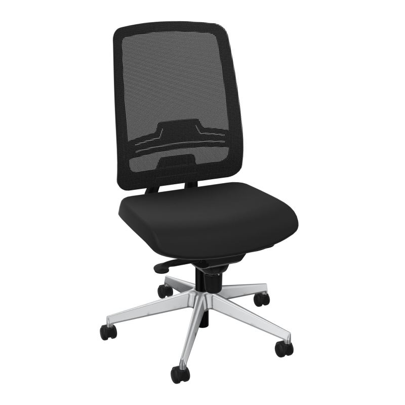 OSCAR 2 SIEGE CONFORT HD RESIL CADRE NOIR ASSISE TISSU-ROUL SOL SOUPLE CB SQ IW