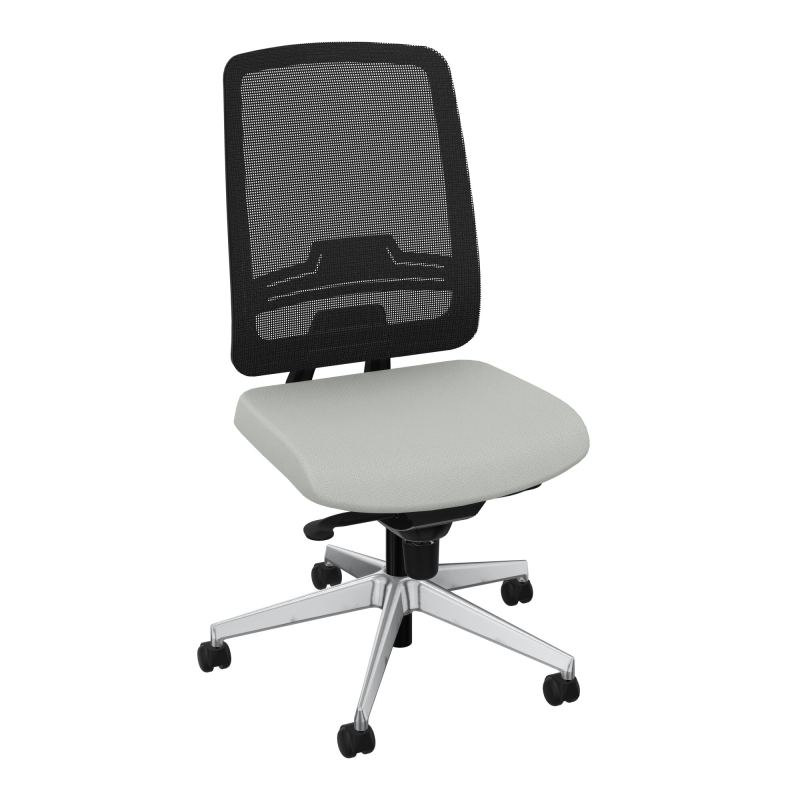 OSCAR 2 SIEGE CONFORT HD RESIL CADRE NOIR ASSISE TISSU-ROUL SOL SOUPLE E5 SQ IW