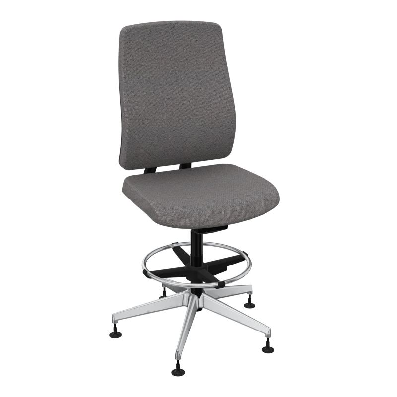 OSCAR 2 SIEGE AUTOREG. HD TISSU COQ NOIRE-PATINS BN SQ