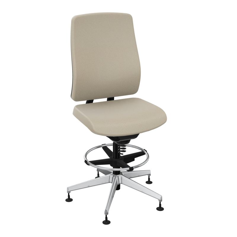 OSCAR 2 SIEGE CONFORT HD TISSU COQ NOIRE-PATINS A2 SQ