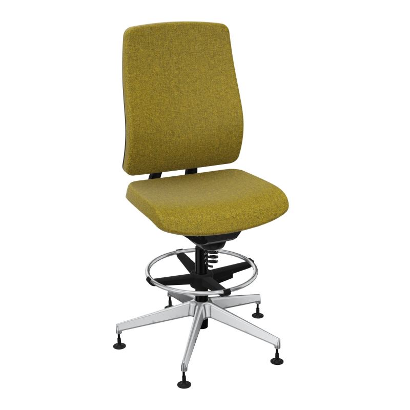 OSCAR 2 SIEGE CONFORT HD TISSU COQ NOIRE-PATINS E9 SQ
