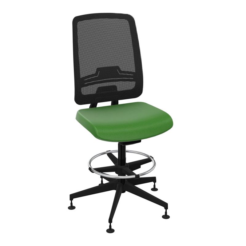 OSCAR 2 SIEGE AUTOREG. HD RESIL CADRE NOIR ASSISE TISSU-PATINS A1 SV IW