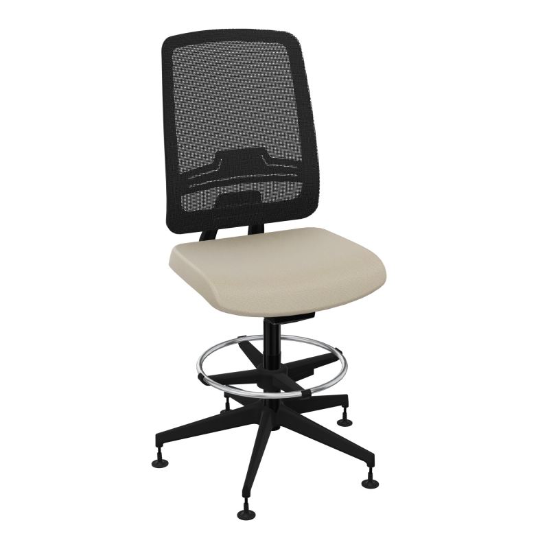 OSCAR 2 SIEGE AUTOREG. HD RESIL CADRE NOIR ASSISE TISSU-PATINS A2 SV IW