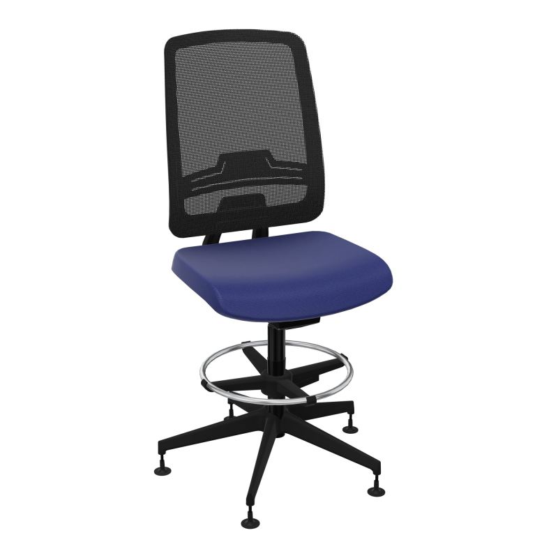 OSCAR 2 SIEGE AUTOREG. HD RESIL CADRE NOIR ASSISE TISSU-PATINS A3 SV IW