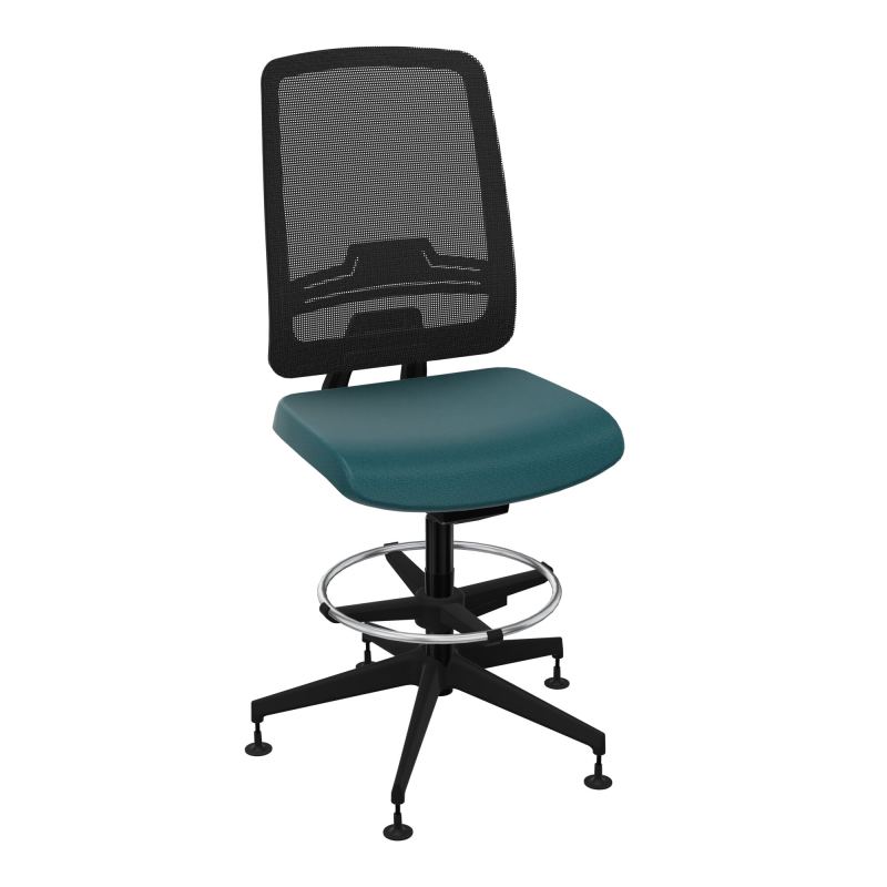 OSCAR 2 SIEGE AUTOREG. HD RESIL CADRE NOIR ASSISE TISSU-PATINS A4 SV IW