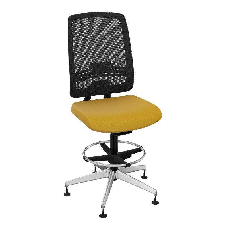 OSCAR 2 SIEGE AUTOREG. HD RESIL CADRE NOIR ASSISE TISSU-PATINS A5 SQ IW