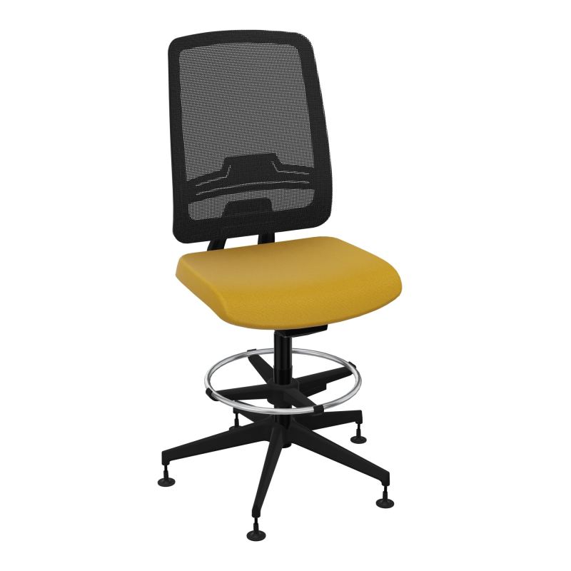 OSCAR 2 SIEGE AUTOREG. HD RESIL CADRE NOIR ASSISE TISSU-PATINS A5 SV IW