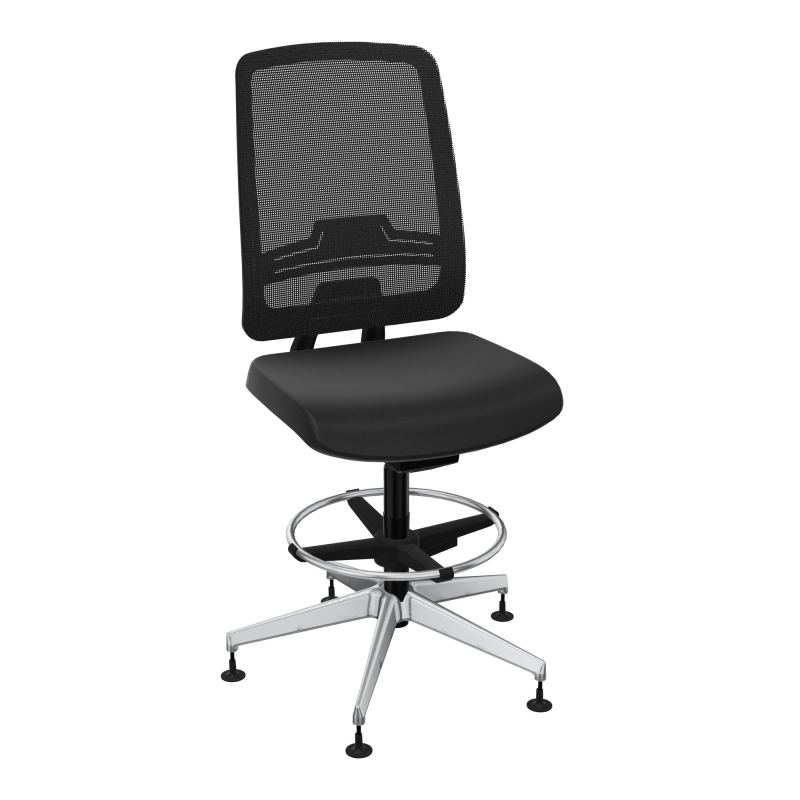 OSCAR 2 SIEGE AUTOREG. HD RESIL CADRE NOIR ASSISE TISSU-PATINS A6 SQ IW