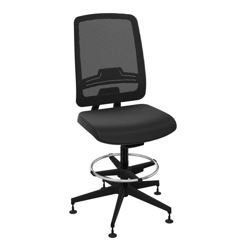OSCAR 2 SIEGE AUTOREG. HD RESIL CADRE NOIR ASSISE TISSU-PATINS A6 SV IW