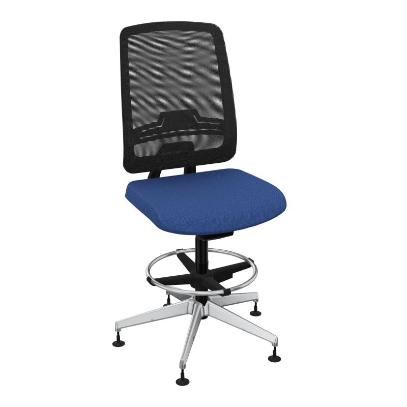 OSCAR 2 SIEGE AUTOREG. HD RESIL CADRE NOIR ASSISE TISSU-PATINS BH SQ IW