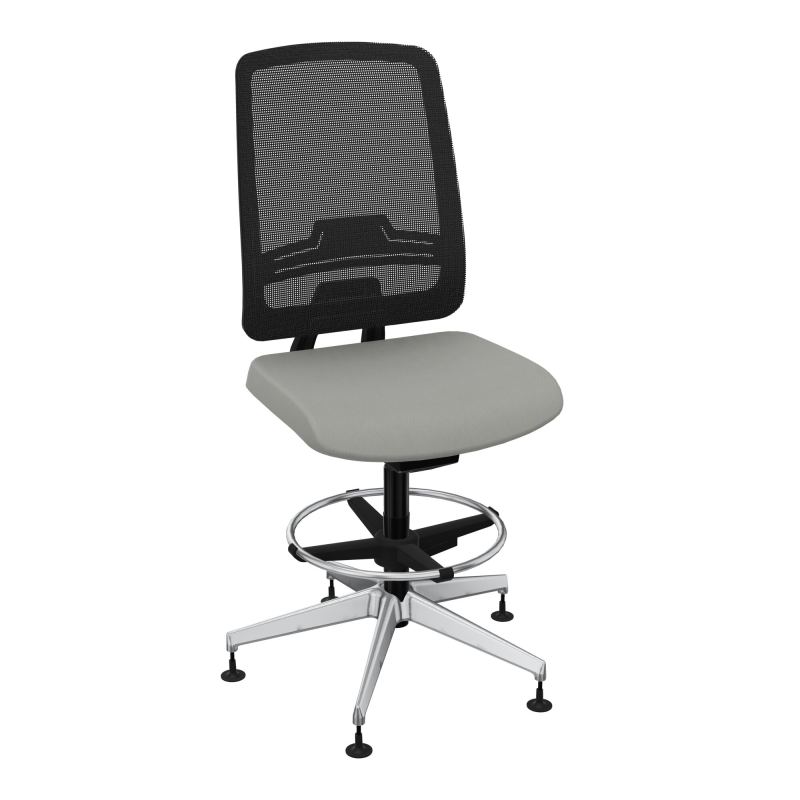 OSCAR 2 SIEGE AUTOREG. HD RESIL CADRE NOIR ASSISE TISSU-PATINS CA SQ IW