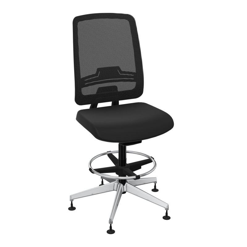 OSCAR 2 SIEGE AUTOREG. HD RESIL CADRE NOIR ASSISE TISSU-PATINS CB SQ IW