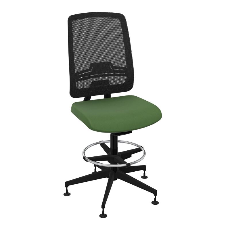 OSCAR 2 SIEGE AUTOREG. HD RESIL CADRE NOIR ASSISE TISSU-PATINS CE SV IW