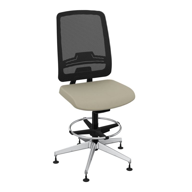 OSCAR 2 SIEGE AUTOREG. HD RESIL CADRE NOIR ASSISE TISSU-PATINS CG SQ IW
