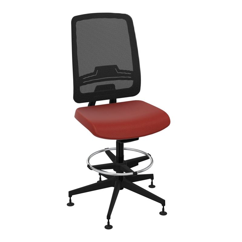OSCAR 2 SIEGE AUTOREG. HD RESIL CADRE NOIR ASSISE TISSU-PATINS E6 SV IW