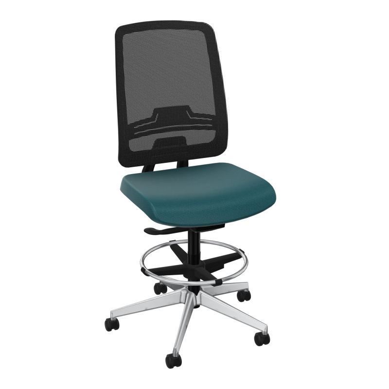 OSCAR 2 SIEGE AUTOREG. HD RESIL CADRE NOIR ASSISE TISSU-ROUL SOL SOUPLE FREIN EN CHARGE A
