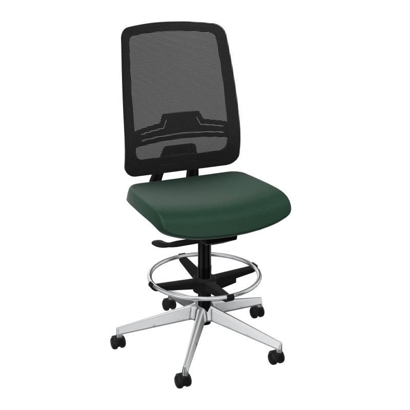 OSCAR 2 SIEGE AUTOREG. HD RESIL CADRE NOIR ASSISE TISSU-ROUL SOL SOUPLE FREIN EN CHARGE A
