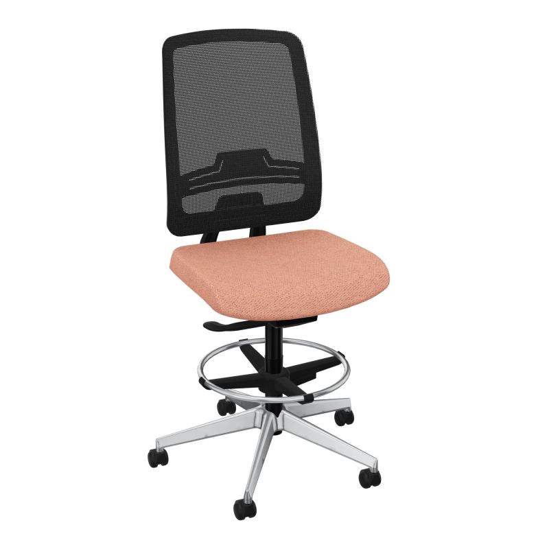 OSCAR 2 SIEGE AUTOREG. HD RESIL CADRE NOIR ASSISE TISSU-ROUL SOL SOUPLE FREIN EN CHARGE B