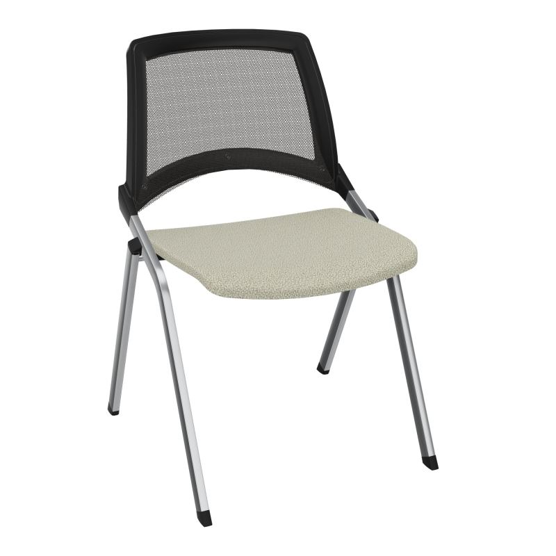 EMI CHAISE 4P FX DOS RESIL /ASS FIXE TISSU SANS ACCOUDOIRS SANS ACCROCHE A2 SQ UH