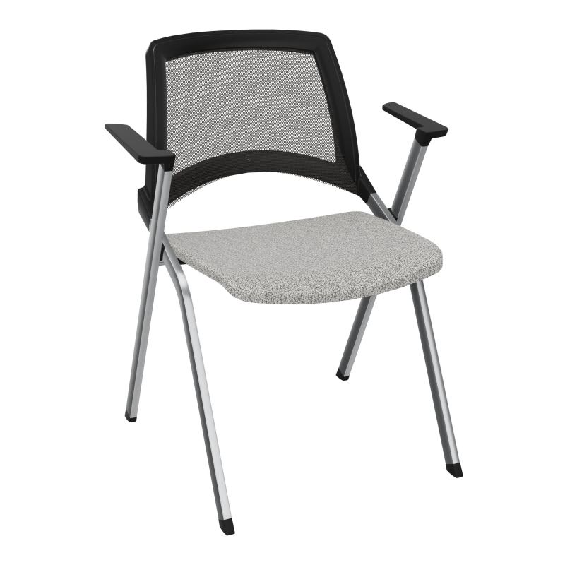 EMI CHAISE 4P FX DOS RESIL /ASS FIXE TISSU AVEC ACCOUDOIRS SANS ACCROCHE B5 SQ UH