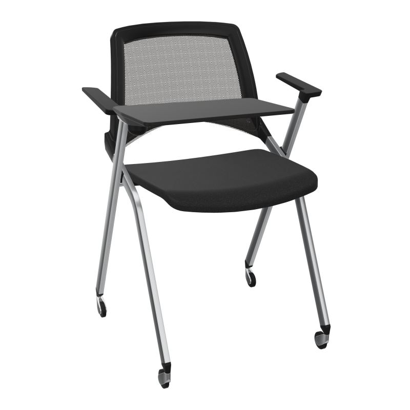 EMI CHAISE 4P RLT DOS RESIL /ASS FIXE TISSU AVEC ACCOUDOIRS+TABLETTE A DROITE A6 SQ UH