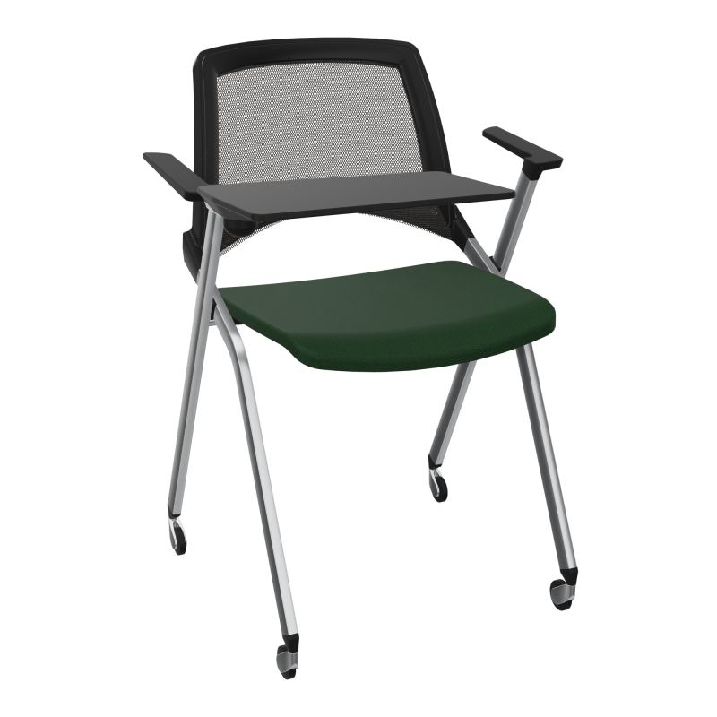 EMI CHAISE 4P RLT DOS RESIL /ASS FIXE TISSU AVEC ACCOUDOIRS+TABLETTE A DROITE A9 SQ UH