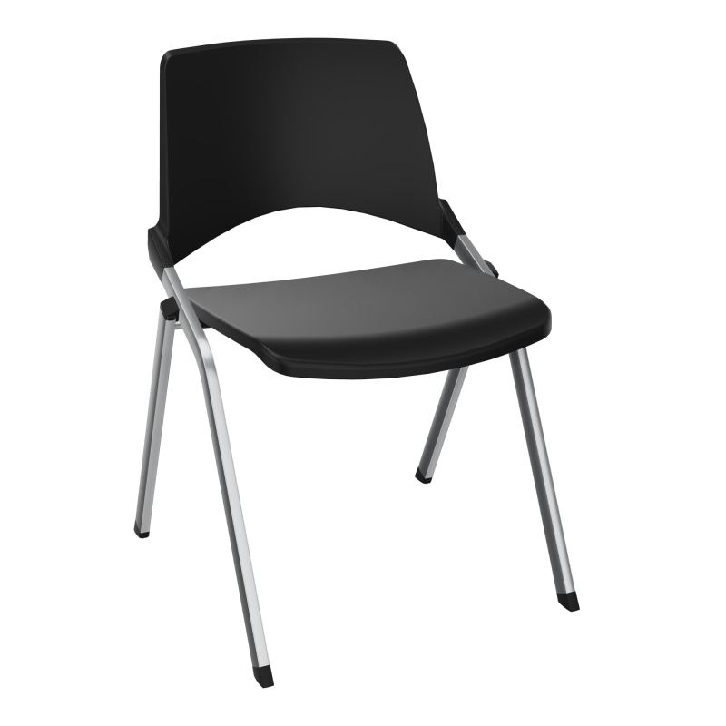 EMI CHAISE 4P FX DOS POLYP /ASS PIVOT POLYP SANS ACCOUDOIRS SANS ACCROCHE PU SQ