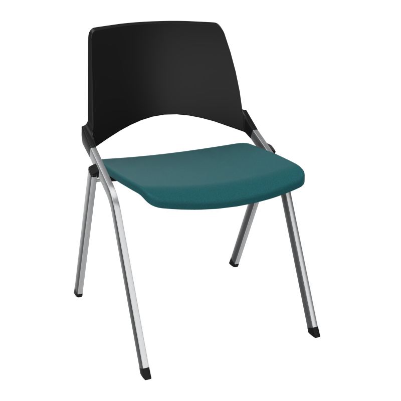 EMI CHAISE 4P FX DOS POLYP /ASS PIVOT TISSU SANS ACCOUDOIRS SANS ACCROCHE A4 SQ PU