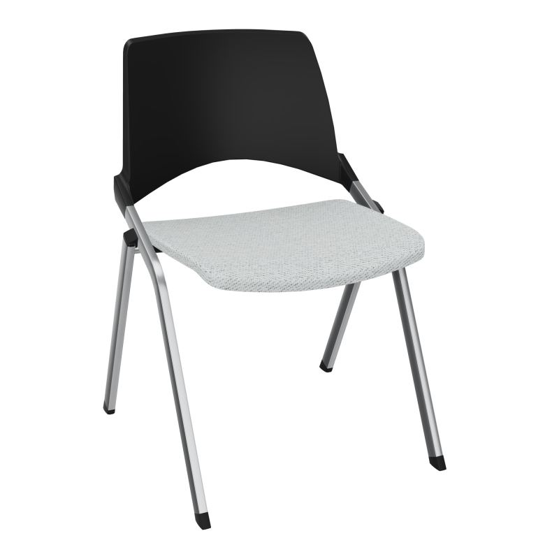 EMI CHAISE 4P FX DOS POLYP /ASS PIVOT TISSU SANS ACCOUDOIRS SANS ACCROCHE PU BC SQ