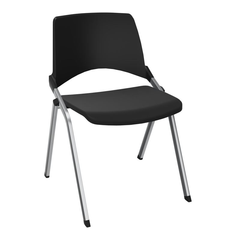EMI CHAISE 4P FX DOS POLYP /ASS PIVOT TISSU SANS ACCOUDOIRS SANS ACCROCHE PU CB SQ