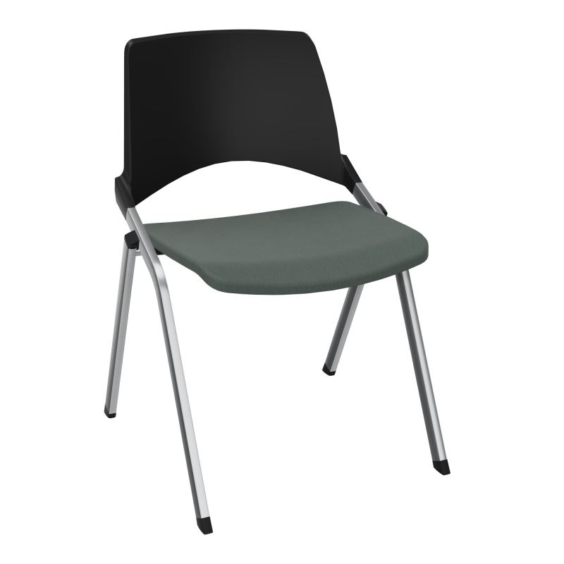 EMI CHAISE 4P FX DOS POLYP /ASS PIVOT TISSU SANS ACCOUDOIRS SANS ACCROCHE PU CF SQ