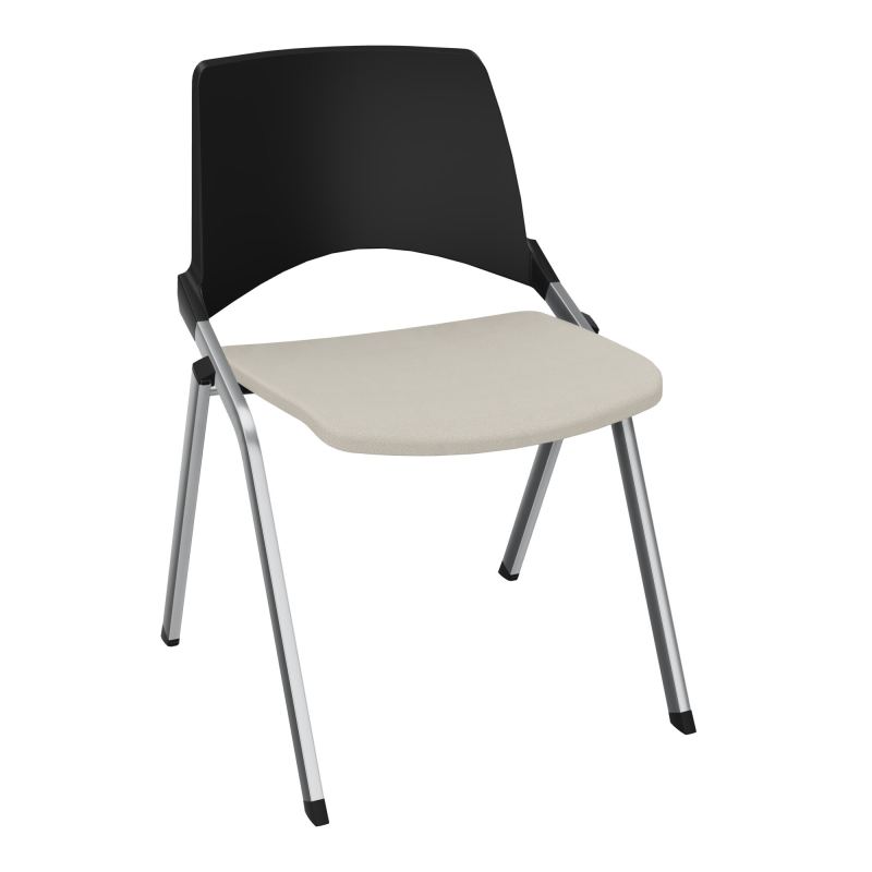 EMI CHAISE 4P FX DOS POLYP /ASS PIVOT TISSU SANS ACCOUDOIRS SANS ACCROCHE PU E5 SQ