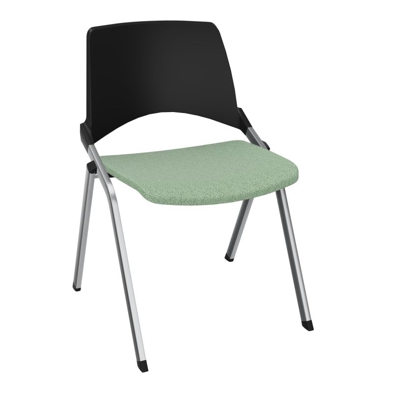 EMI CHAISE 4P FX DOS POLYP /ASS PIVOT TISSU SANS ACCOUDOIRS SANS ACCROCHE PU E7 SQ